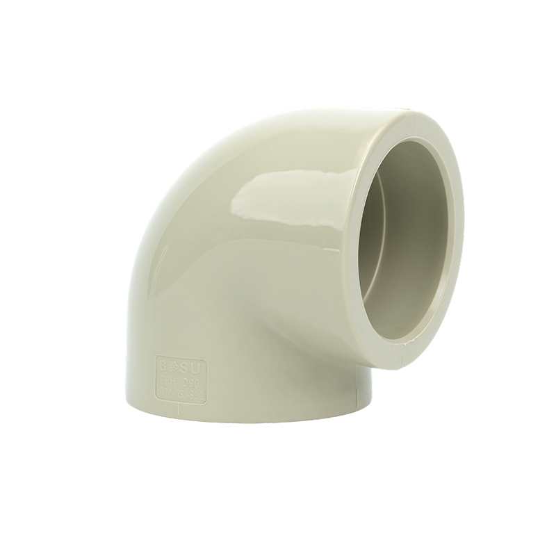 β--PPH 90stupňové koleno Thermo-fusion nástavec 1,6MPa